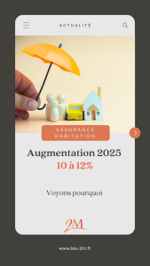 Hausse tarif 2025 MRH